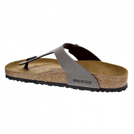 Chanclas Birkenstock zapatos Mujer modelo Gizeh Marrón 