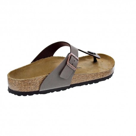 Chanclas Birkenstock zapatos Mujer modelo Gizeh Marrón 