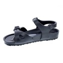 Sandalias Birkenstock zapatos Niño modelo Rio Eva Negro 