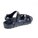 Sandalias Birkenstock zapatos Niño modelo Rio Eva Negro 