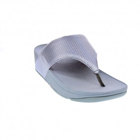 Sandalias FitFlop zapatos Mujer modelo Olive Plata 