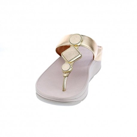 Sandalias FitFlop zapatos Mujer modelo Leia Oro 