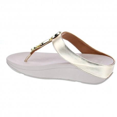 Sandalias FitFlop zapatos Mujer modelo Leia Oro 