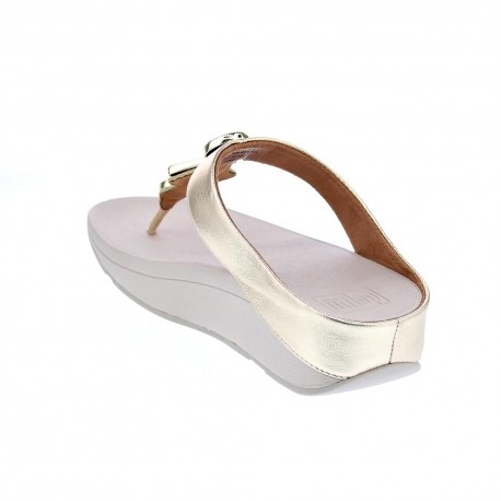 Sandalias FitFlop zapatos Mujer modelo Leia Oro 