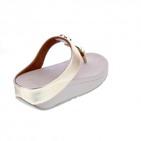 Sandalias FitFlop zapatos Mujer modelo Leia Oro 
