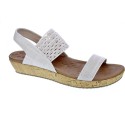Sandalias Skechers zapatos Mujer modelo Brie Beige 