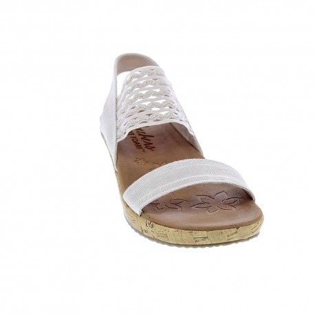 Sandalias Skechers zapatos Mujer modelo Brie Beige 