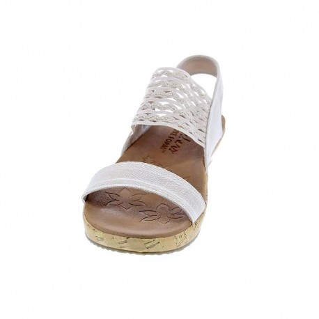 Sandalias Skechers zapatos Mujer modelo Brie Beige 