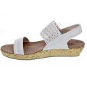 Sandalias Skechers zapatos Mujer modelo Brie Beige 