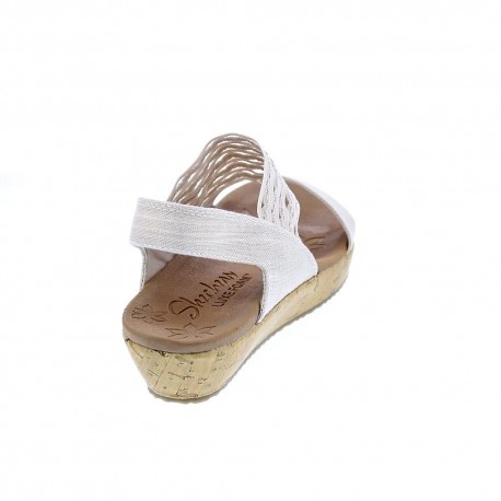 Sandalias Skechers zapatos Mujer modelo Brie Beige 