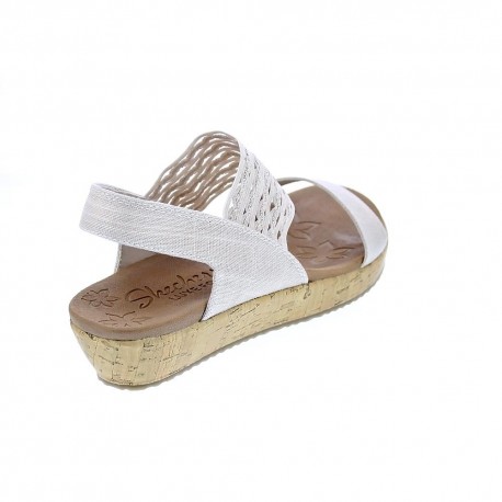Sandalias Skechers zapatos Mujer modelo Brie Beige 