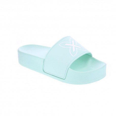 Chanclas Munich zapatos Mujer modelo Flower Turquoise Verde 