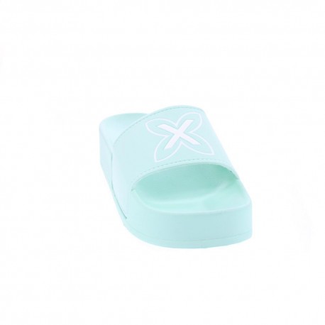 Chanclas Munich zapatos Mujer modelo Flower Turquoise Verde 