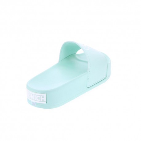 Chanclas Munich zapatos Mujer modelo Flower Turquoise Verde 