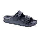 Sandalias Duuo zapatos Mujer modelo Bio Eva Flat 02 Negro Hebillas