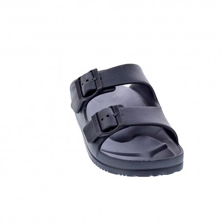 Sandalias Duuo zapatos Mujer modelo Bio Eva Flat 02 Negro Hebillas