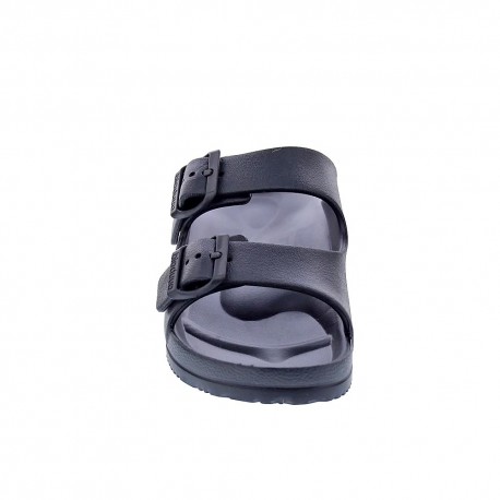 Sandalias Duuo zapatos Mujer modelo Bio Eva Flat 02 Negro Hebillas