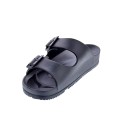 Sandalias Duuo zapatos Mujer modelo Bio Eva Flat 02 Negro Hebillas