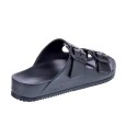 Sandalias Duuo zapatos Mujer modelo Bio Eva Flat 02 Negro Hebillas