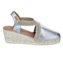 Alpargatas Toni Pons zapatos Mujer modelo Plata 