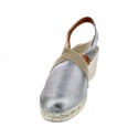 Alpargatas Toni Pons zapatos Mujer modelo Plata 