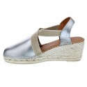 Alpargatas Toni Pons zapatos Mujer modelo Plata 