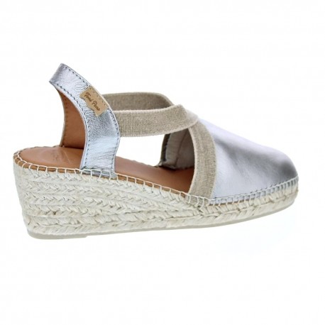 Alpargatas Toni Pons zapatos Mujer modelo Plata 