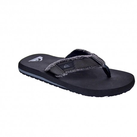 Chanclas Quiksilver zapatos Niño modelo Monkey Abyss Negro 
