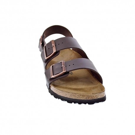 Sandalias Birkenstock zapatos Hombre modelo Milano Marrón 