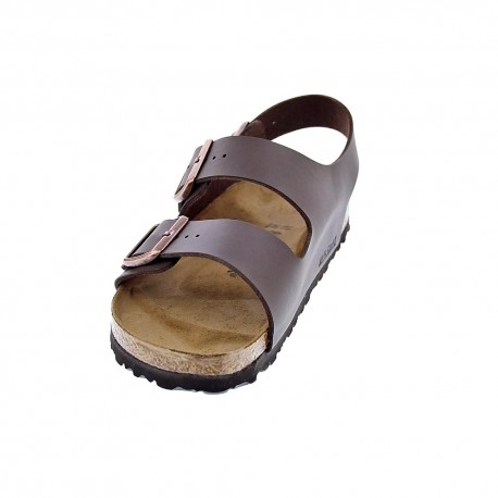Sandalias Birkenstock zapatos Hombre modelo Milano Marrón 