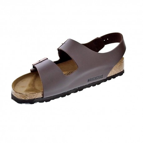 Sandalias Birkenstock zapatos Hombre modelo Milano Marrón 