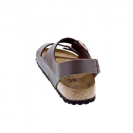 Sandalias Birkenstock zapatos Hombre modelo Milano Marrón 