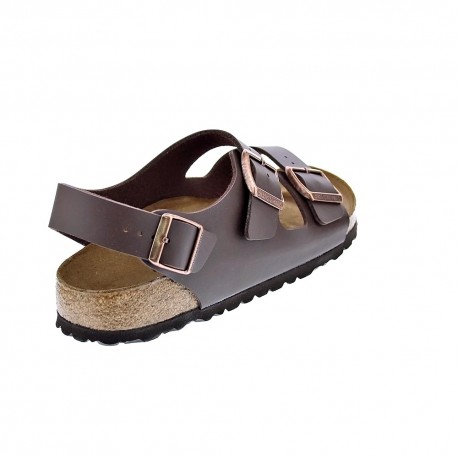 Sandalias Birkenstock zapatos Hombre modelo Milano Marrón 