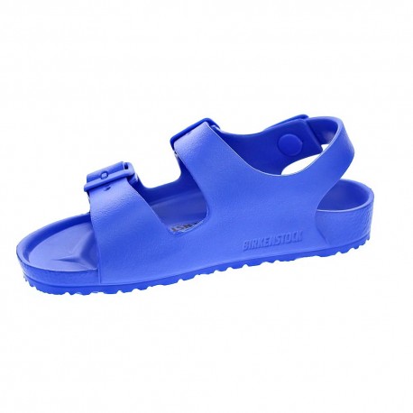 Sandalias Birkenstock zapatos Niño modelo Milano Eva Azul 