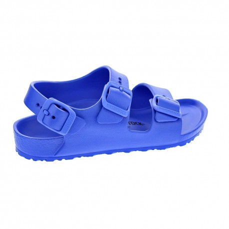 Sandalias Birkenstock zapatos Niño modelo Milano Eva Azul 