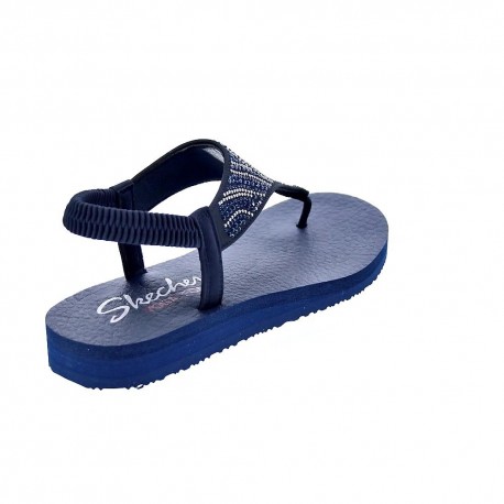Sandalias Skechers zapatos Mujer modelo Meditation Azul 