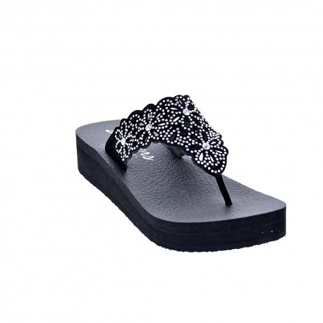 Sandalias Skechers zapatos Mujer modelo Vinyasa Negro 
