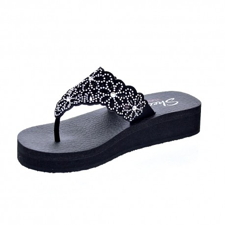 Sandalias Skechers zapatos Mujer modelo Vinyasa Negro 