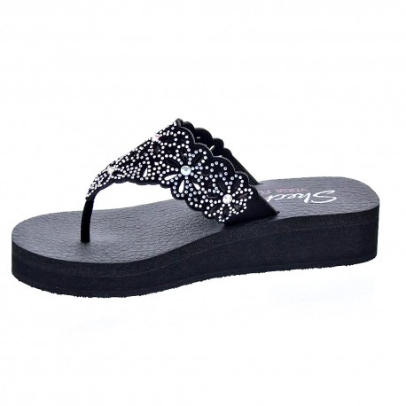 Sandalias Skechers zapatos Mujer modelo Vinyasa Negro 