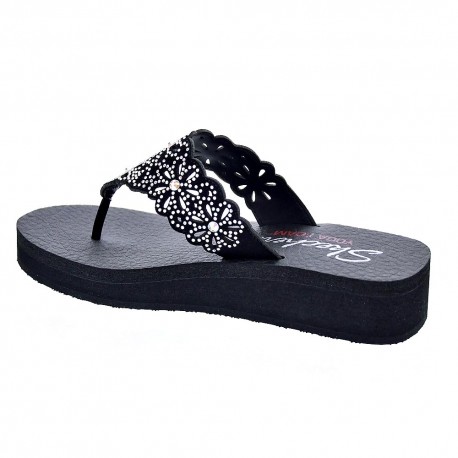 Sandalias Skechers zapatos Mujer modelo Vinyasa Negro 