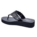 Sandalias Skechers zapatos Mujer modelo Vinyasa Negro 