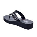 Sandalias Skechers zapatos Mujer modelo Vinyasa Negro 