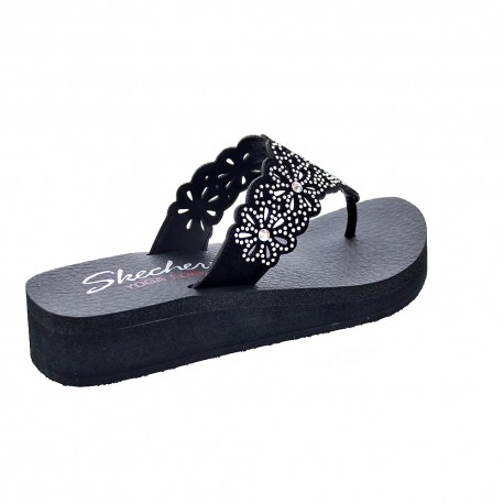 Sandalias Skechers zapatos Mujer modelo Vinyasa Negro 