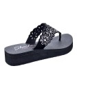 Sandalias Skechers zapatos Mujer modelo Vinyasa Negro 