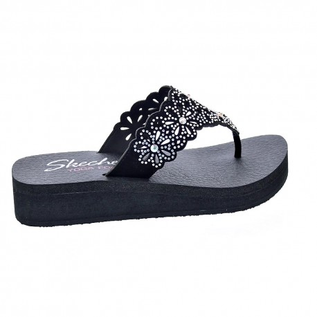 Sandalias Skechers zapatos Mujer modelo Vinyasa Negro 