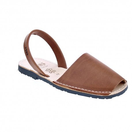 Abarcas menorquinas Avarca Pons zapatos Hombre modelo 550 Marrón 