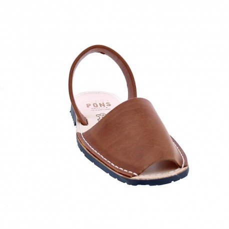 Abarcas menorquinas Avarca Pons zapatos Hombre modelo 550 Marrón 