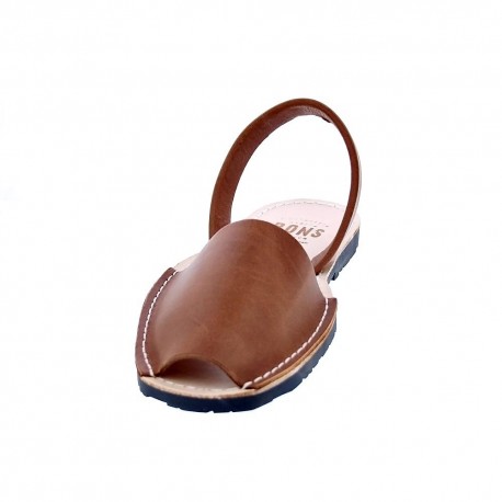 Abarcas menorquinas Avarca Pons zapatos Hombre modelo 550 Marrón 