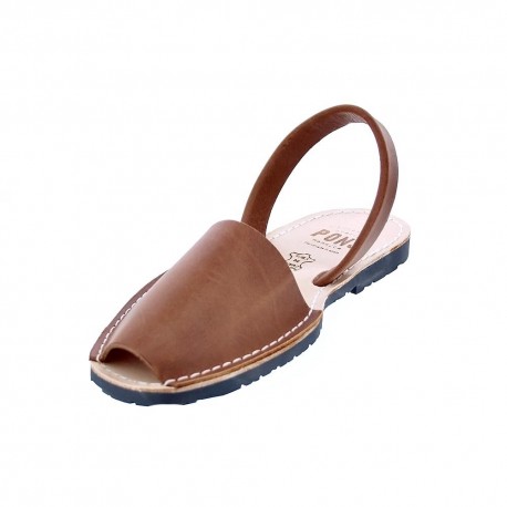 Abarcas menorquinas Avarca Pons zapatos Hombre modelo 550 Marrón 