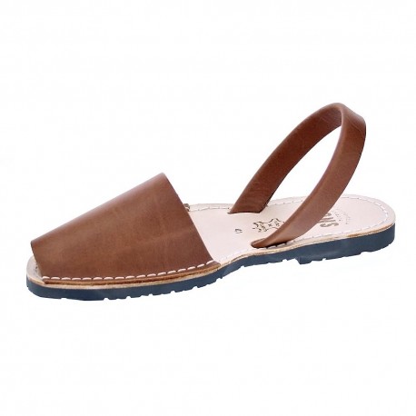 Abarcas menorquinas Avarca Pons zapatos Hombre modelo 550 Marrón 